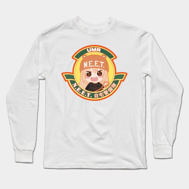 Umaru-chan NEET army patch Long Sleeve T-Shirt by the-Bebop